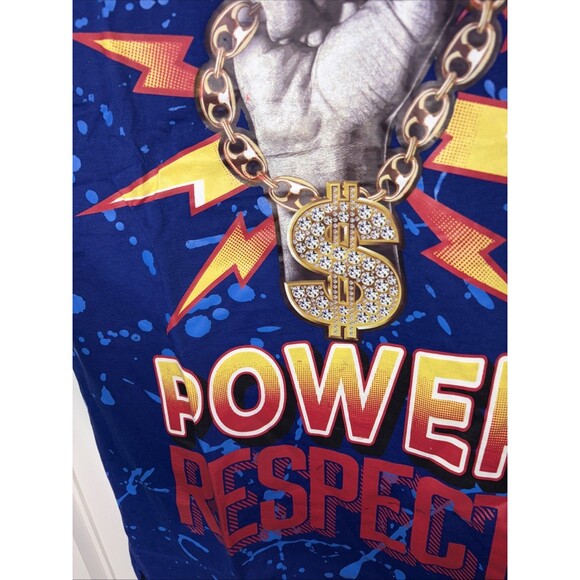 Men's Contender T SHIRT MCMLXXXVIII "Money, Power, Respect" Royal SIZE XL NWT - Picture 4 of 7